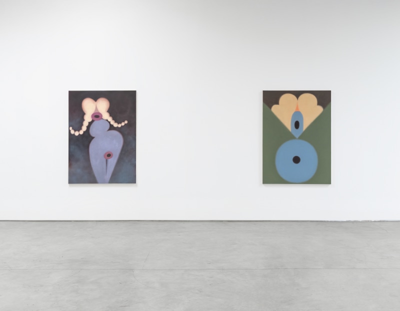 Installation view of "This Grass is Green"