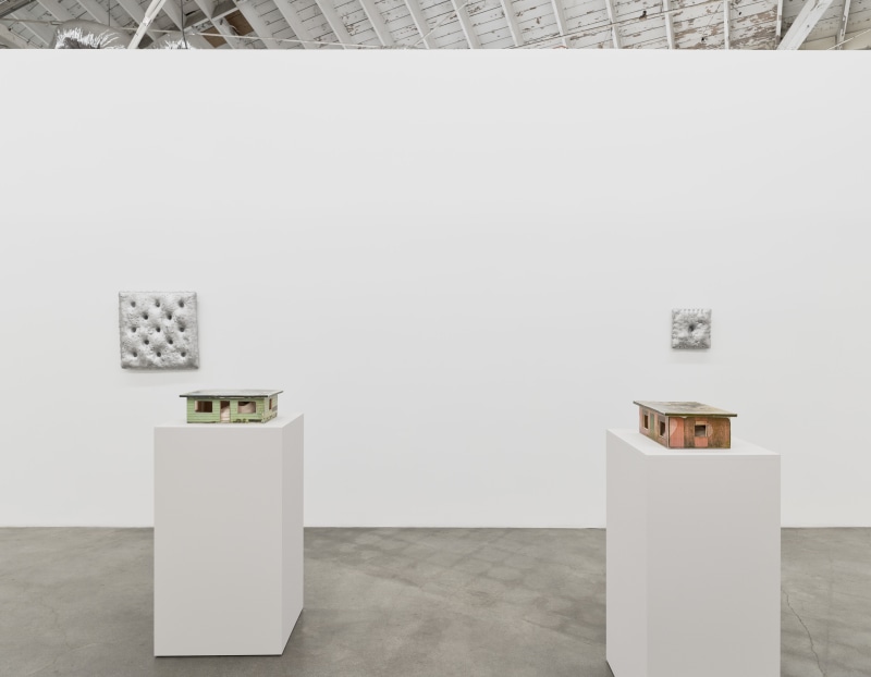 Installation view of "Sand Box Living"
