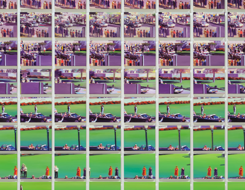 Detail of Cynthia Daignault's "Twenty-Six Seconds", 2024