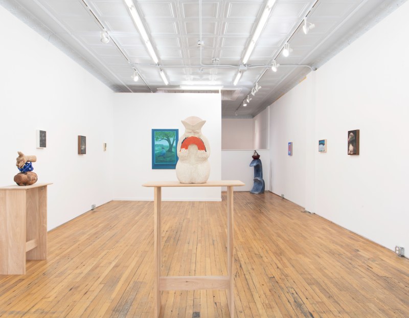 Installation view of "The Wrong Sea"