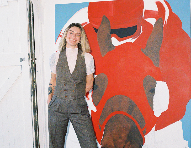 Portrait of the artist Sarah Miska