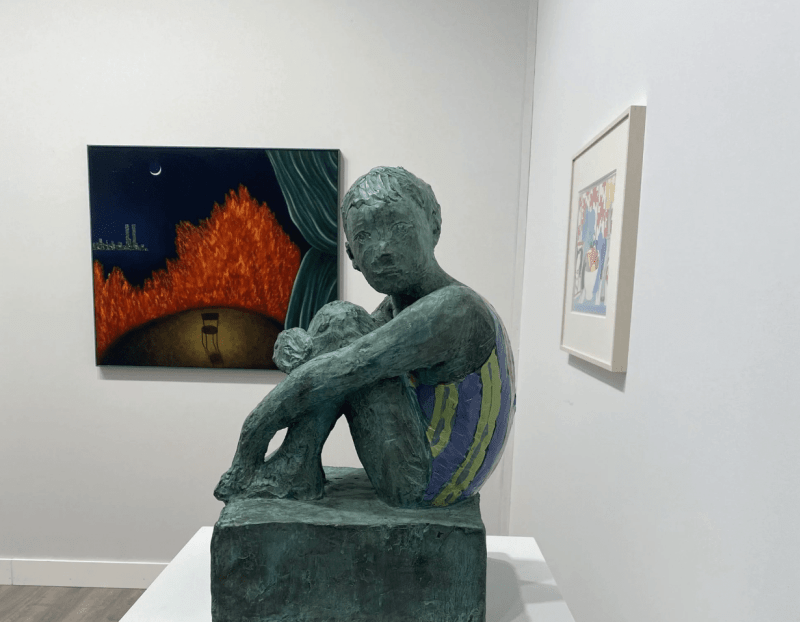 Claire Tabouret Sculpture Featured in Artnet's TEFAF Review