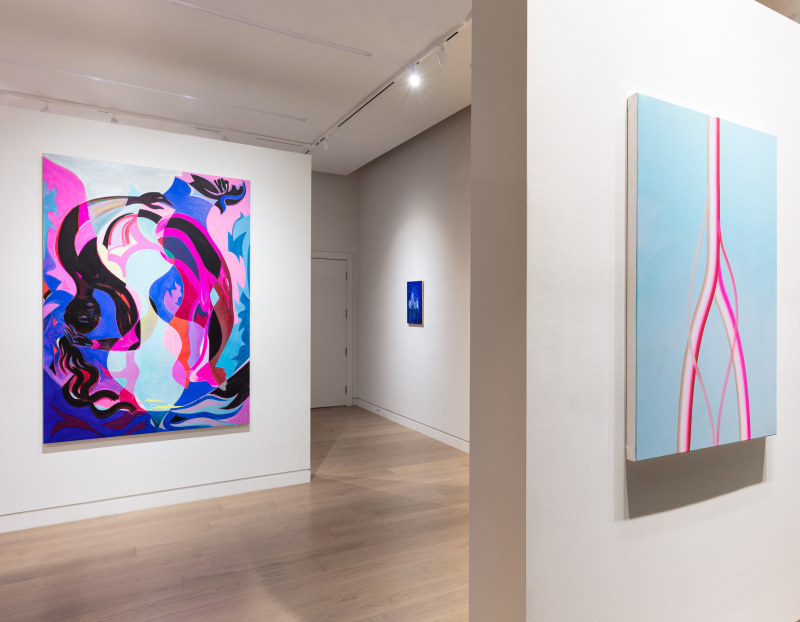 Installation view of "Afterglow"