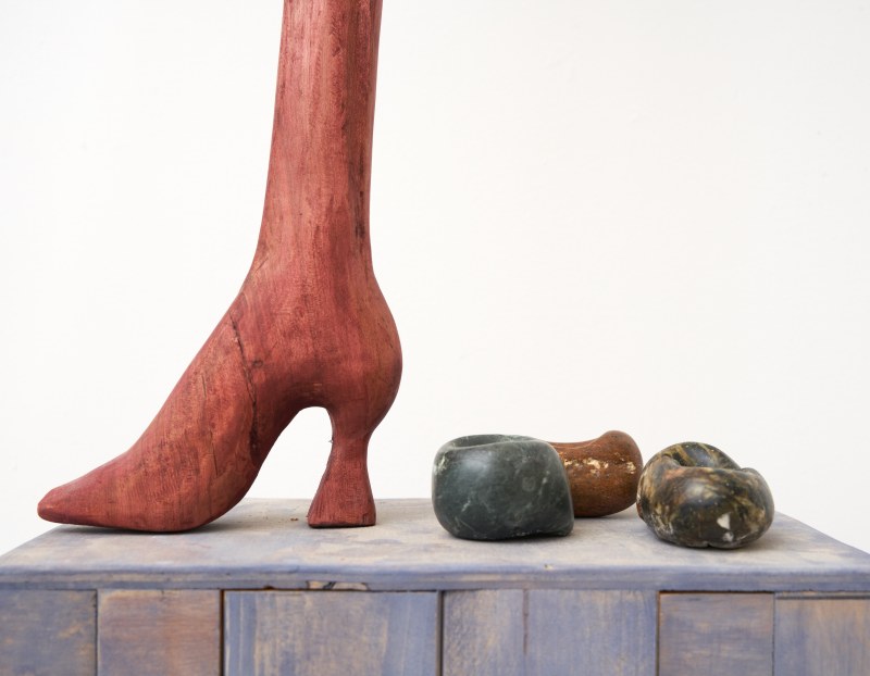 Detail of a sculpture by Cato Ouyang