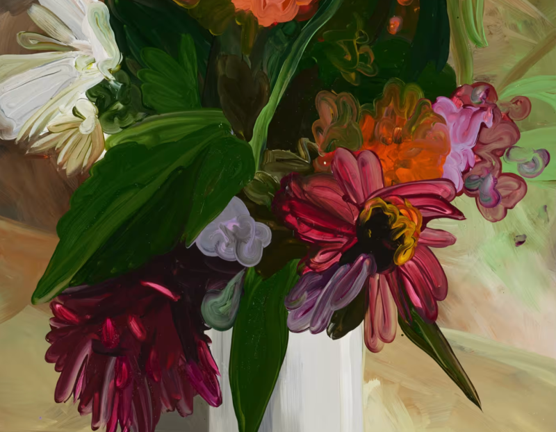 Clare Woods' Work Featured in Financial Times Article about Flower Painting