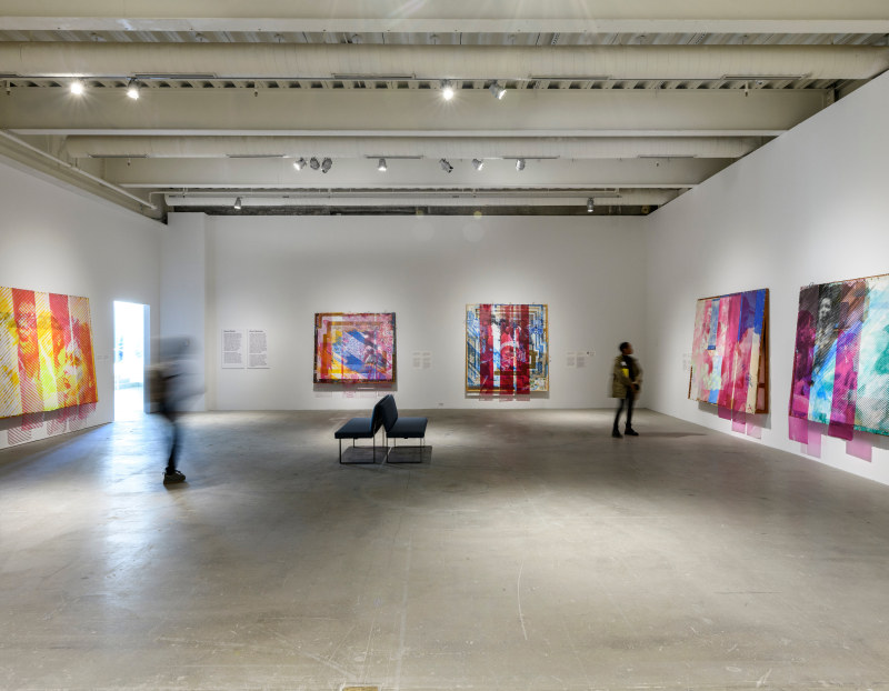 Installation view of "Across the Universe"