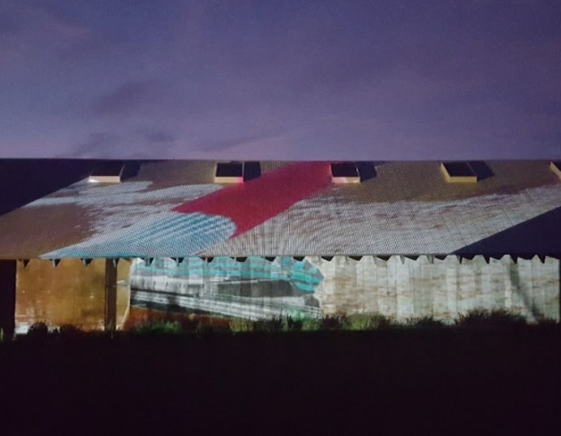 install view of Tomashi Jackson: Projection on the Parrish
