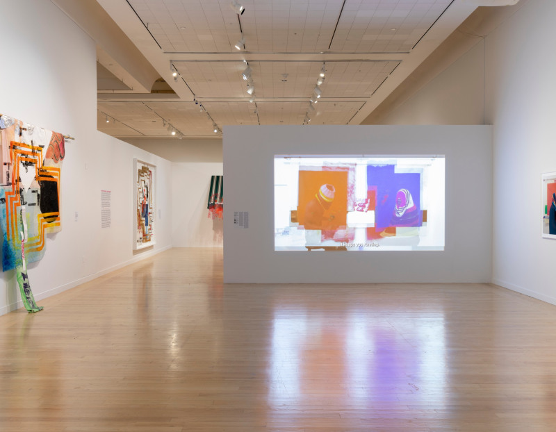 Installation view of "Across the Universe"