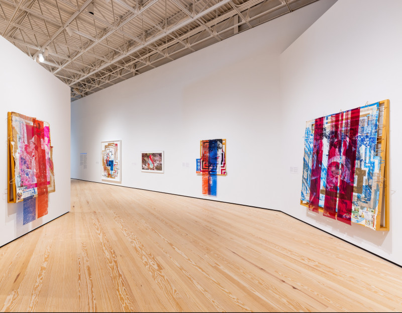 Installation view of "Across the Universe"