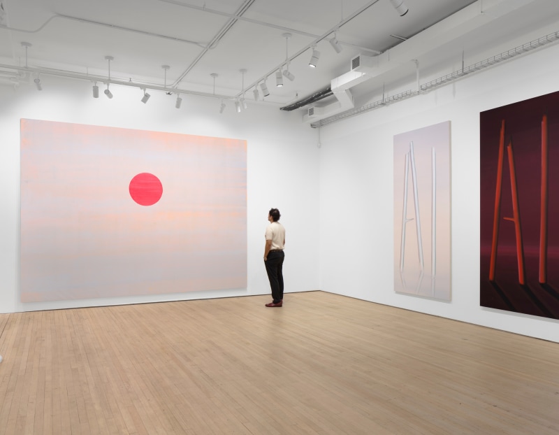 Installation view of Wanda Koop's "Magnetic Field"