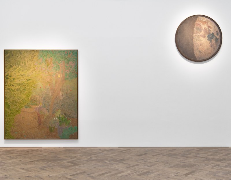 Installation view of "The Ringing Stone"
