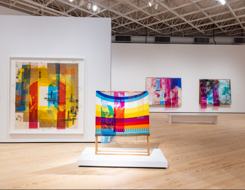 Installation view of "Across the Universe"