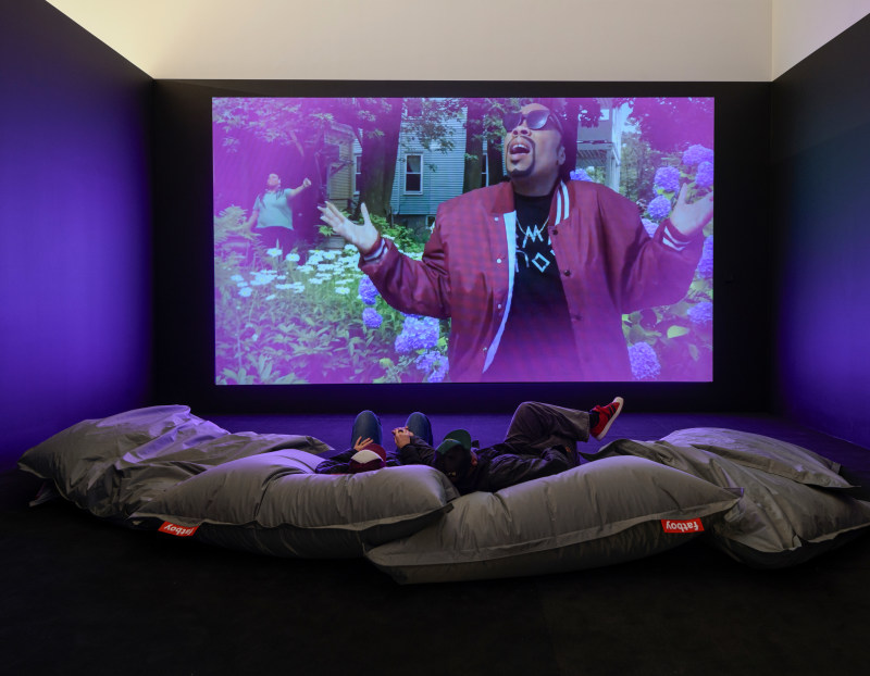 Installation view of "Across the Universe"
