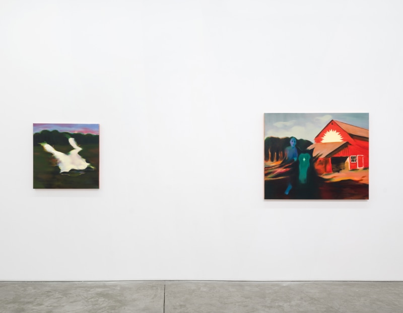 Installation view of Cathleen Clark's "Morning Star"