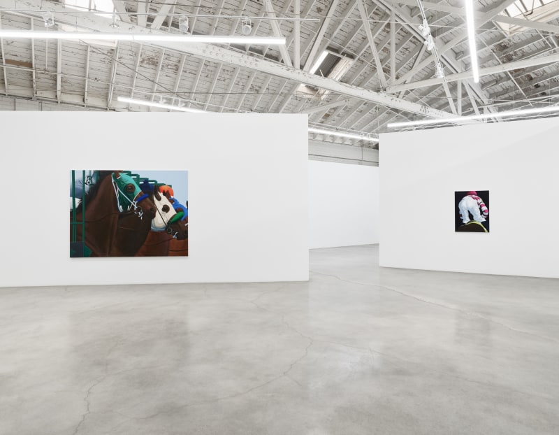 Installation view of Sarah Miska's "High Stakes"