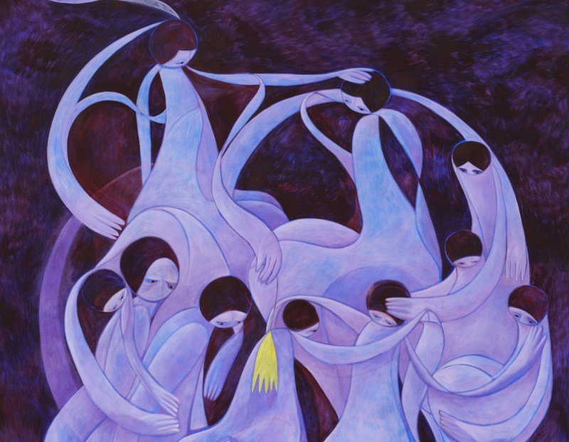 TAHNEE LONSDALE'S &quot;ABSTRACT ALIEN&quot; PAINTINGS FEATURED IN CREATIVE BOOM
