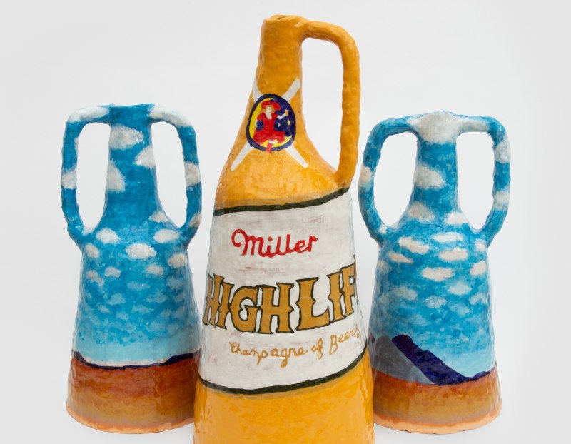 Three ceramic jugs by Grant Levy-Lucero