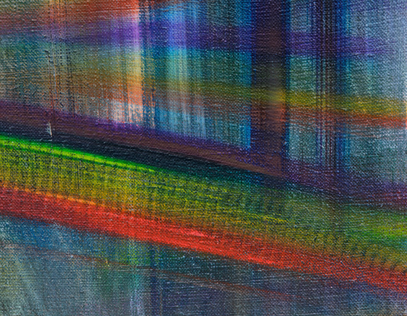 Detail of a painting by Ben Tong