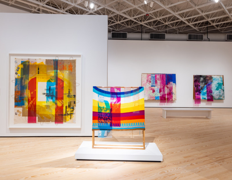 Installation view of "Across the Universe"