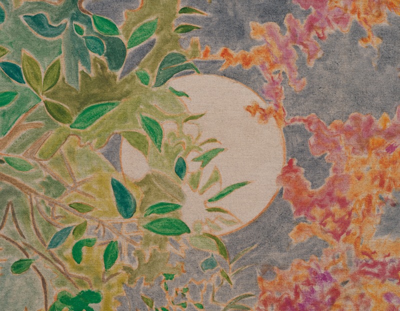 Detail of a painting by Hayley Barker