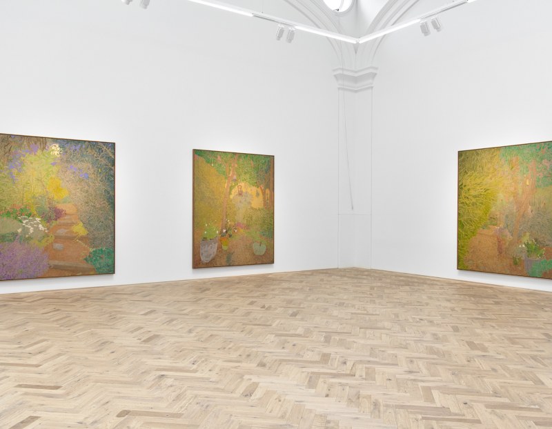 Installation view of "The Ringing Stone"