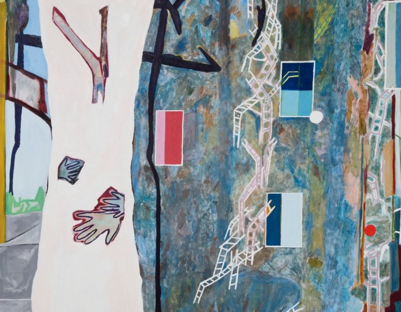 Detail of a painting by Marisa Takal