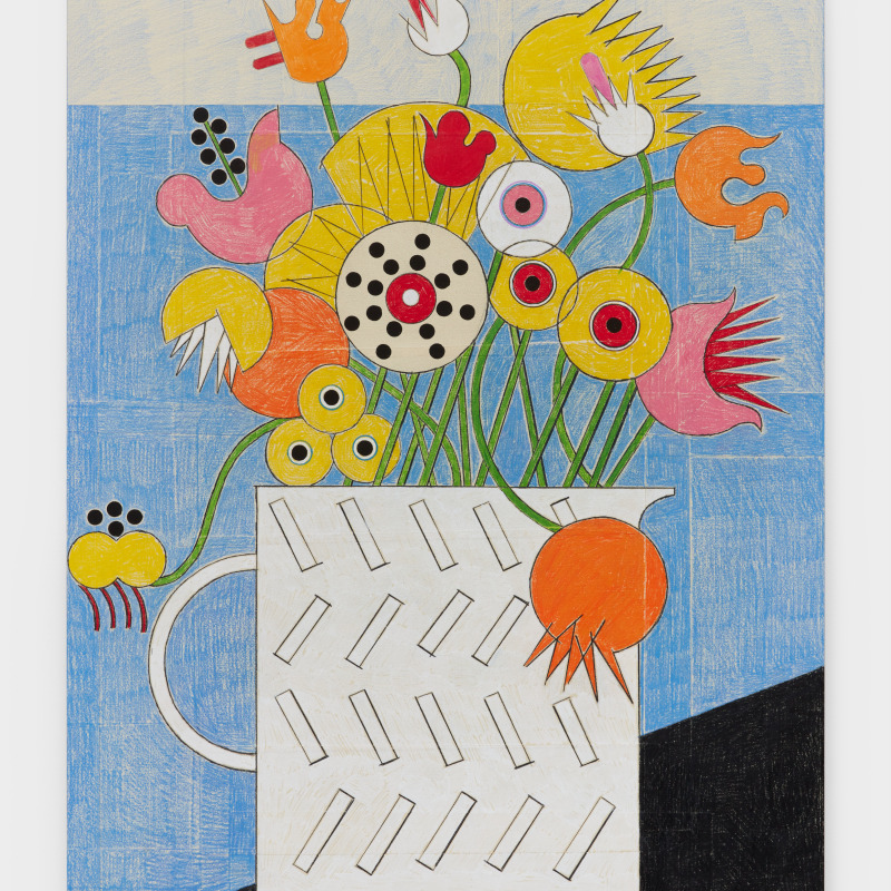 David Korty, "Flower Painting #3," 2023