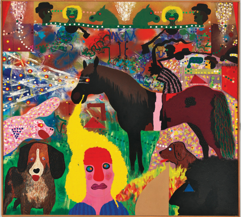 Roy De Forest,&amp;nbsp;Wise Horse&amp;#39;s Dream, 1972