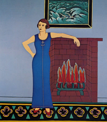 After the Alcatraz Swim #1, 1975
Oil enamel on canvas
96 x 78 inches