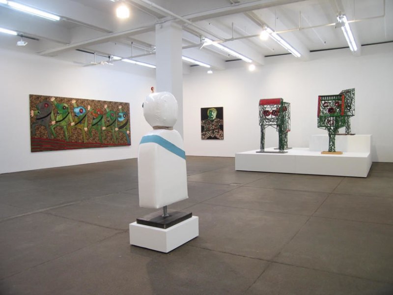 Enrico Baj Installation view