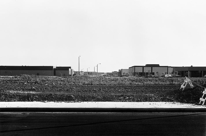 Lewis Baltz NIP #33: Barranca Road, between Von Karmaan and Milliken Roads, looking Southwest