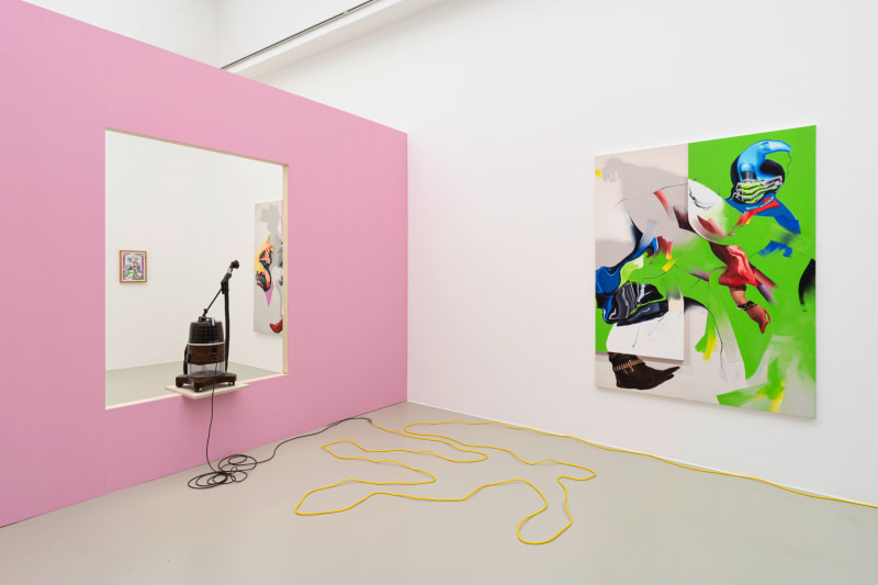 Pieter Schoolwerth: No Body Get a Head, 1991&ndash;2020. Installation view, 2021. Kunstverein Hannover.