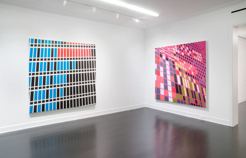 Sarah Morris, Midtown Paintings: 1998&ndash;2001