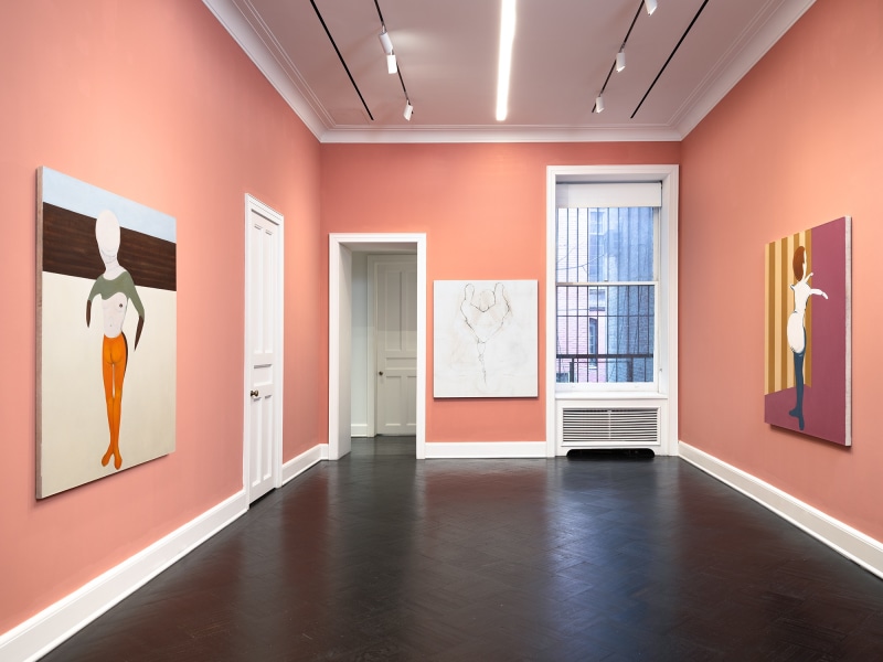 Installation view, Nicola Tyson, 90&#039;s Paintings,&nbsp;Petzel, 2024