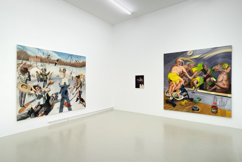 Pieter Schoolwerth: No Body Get a Head, 1991&ndash;2020. Installation view, 2021. Kunstverein Hannover. Photo: Raimund Zakowski.