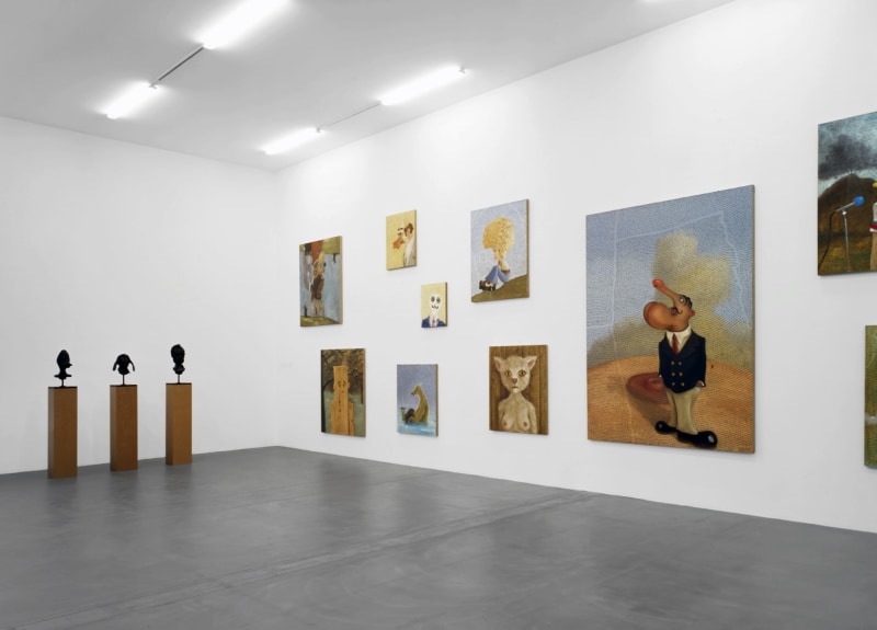 Sean Landers, Kunsthalle Zurich, 2004  Installation view