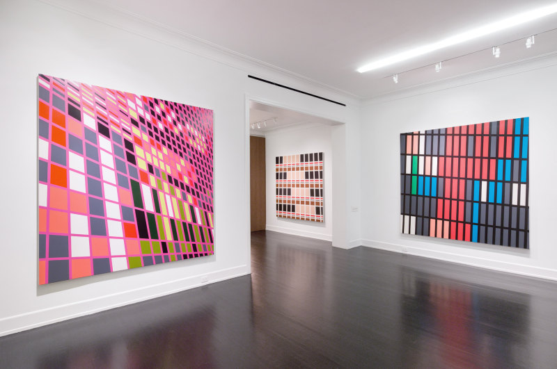 Sarah Morris, Midtown Paintings: 1998&ndash;2001