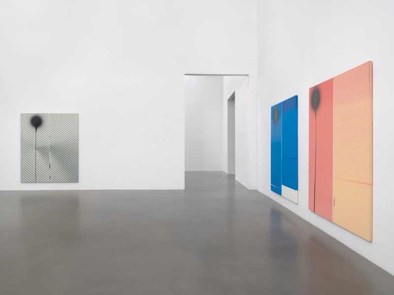 Wade Guyton and Stephen Prina, Installation view