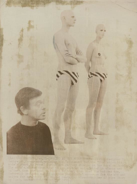 Rudi Gernreich Designs for Unisex Bathing Suits