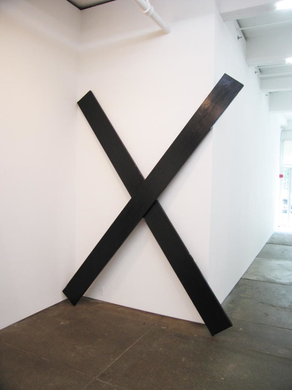 Wade Guyton X sculpture