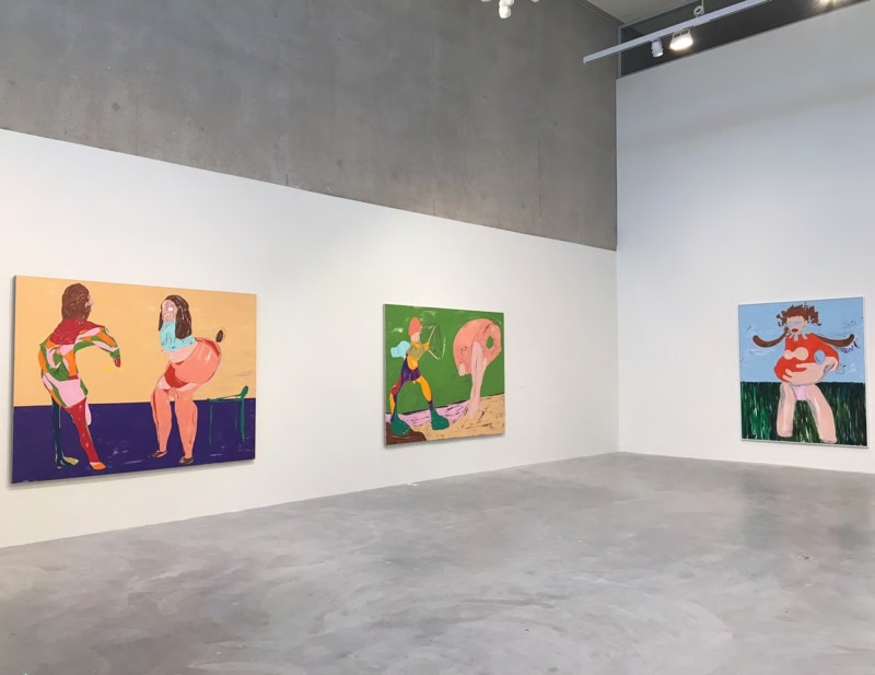 Installation view, Nicola Tyson, Contemporary Art Museum, St. Louis, 2017