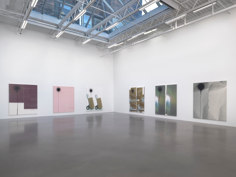 Wade Guyton and Stephen Prina, Installation view