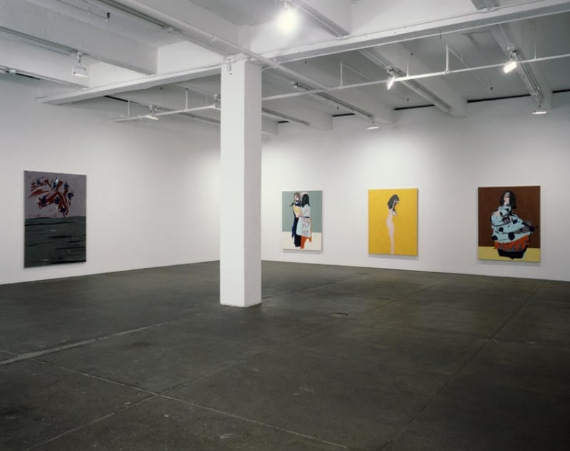 Nicola Tyson Installation view