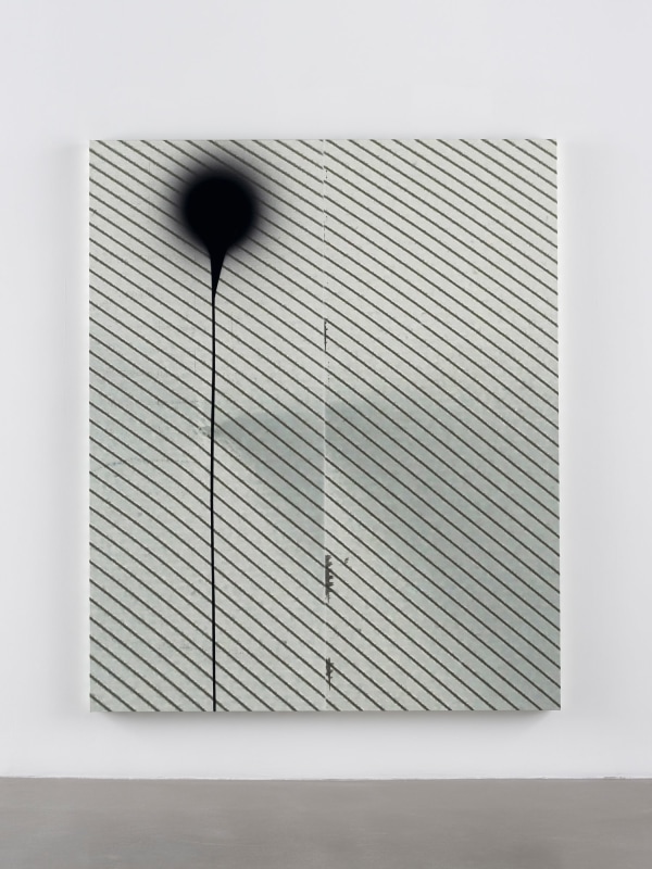 Wade Guyton &amp;amp;&nbsp;Stephen Prina, Wade Guyton, Untitled, 2018, Epson UltraChrome HDX inkjet on linen