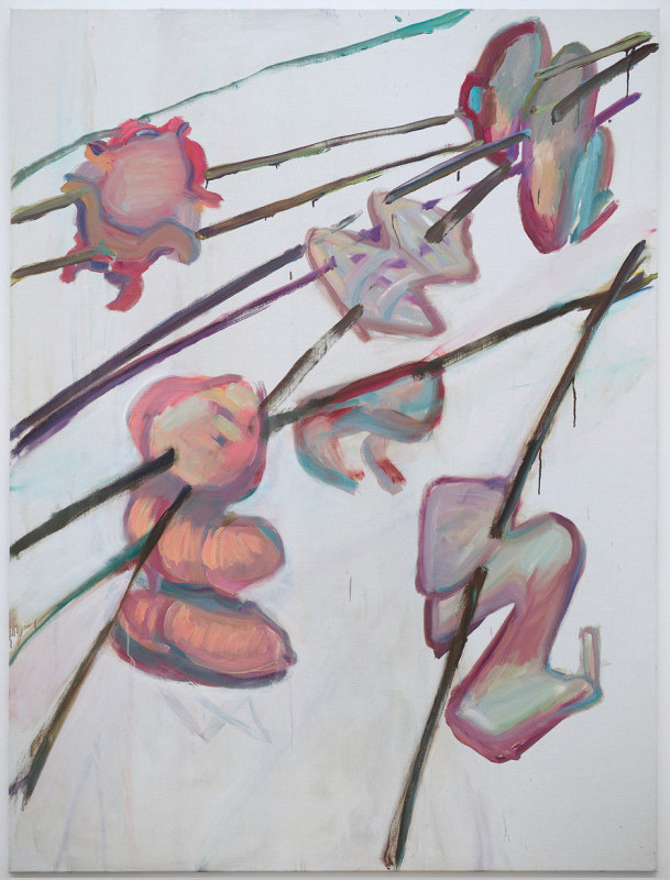 Be-Ziehungen IV (Re-lations IV), 1994, Oil on canvas