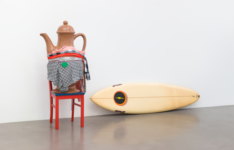 Cosima von Bonin, WHAT IF IT BARKS 7 (COFFEE POT VERSION)