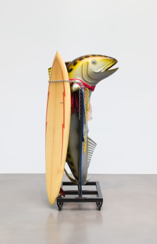 Cosima von Bonin, WHAT IF IT BARKS 4 (SURFBOARD VERSION)