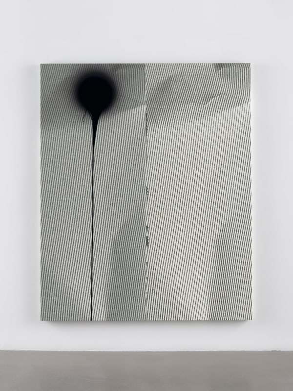 Wade Guyton &amp;amp;&nbsp;Stephen Prina, Wade Guyton, Untitled, 2018, Epson UltraChrome HDX inkjet on linen