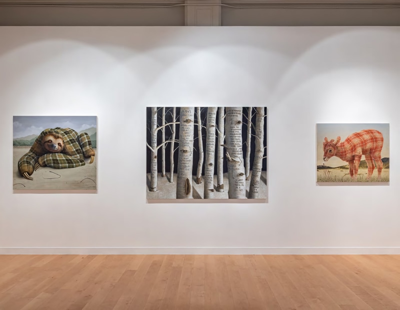 Installation view, Sean Landers, Ben Brown Gallery, Hong Kong, 2019-2020