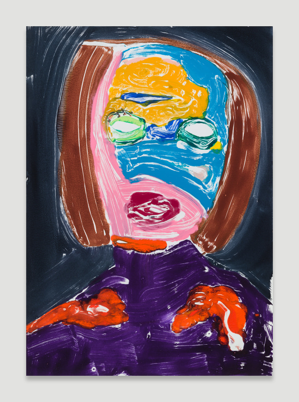 Nicola Tyson, Portrait Head #64